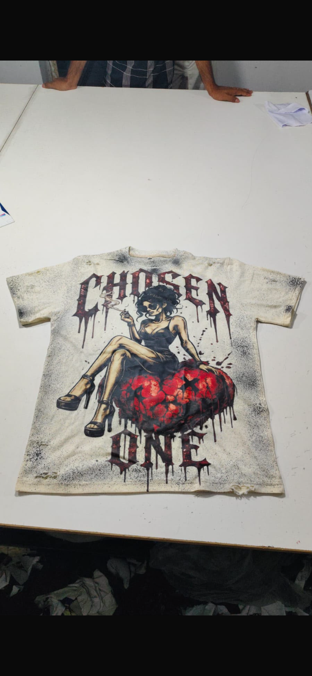Chosen One Vintage Graphic Tee – Washed Streetwear T-Shirt