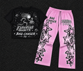 Superstar crop tee combo